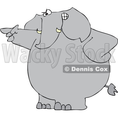 Royalty-Free Vector Clip Art Illustration of an Angry ...