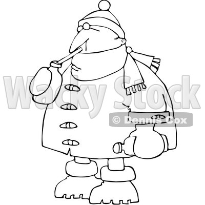 Winter Coloring Pages on Winter Clothes Coloring Pages    Free Coloring Pages