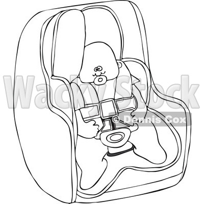 Free Vector  on In A Car Seat   Royalty Free Vector Clipart    Dennis Cox  1119532