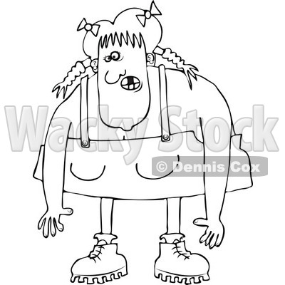 Stock Photos Free on Hillbilly Woman   Royalty Free Vector Clipart    Dennis Cox  1128701