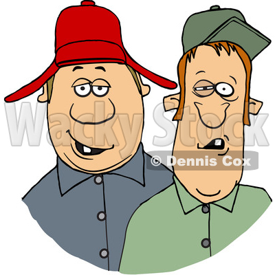 Cartoon Redneck Hillbilly Men © djart #1647091