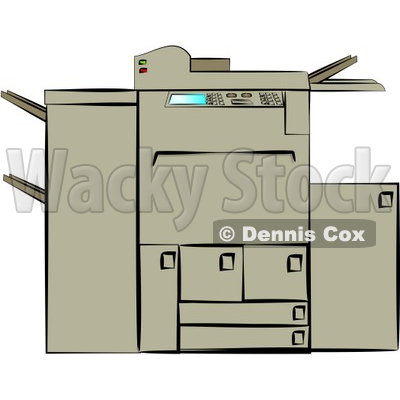 Photocopying Machine Clipart © djart #4335