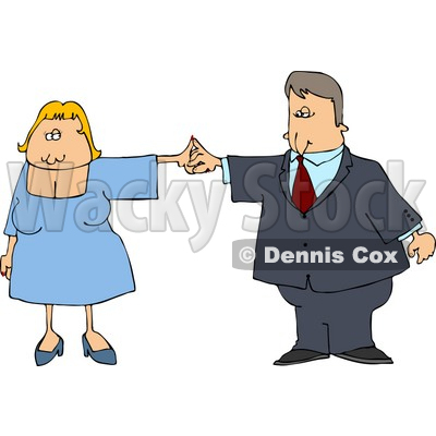Business Couple Dancing Together Clipart © djart #4468