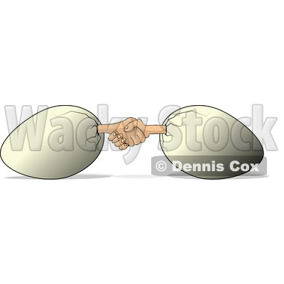 shaking hands clipart. Eggs Shaking Hands Clipart