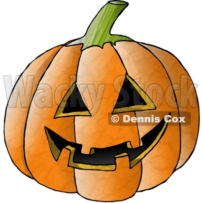 Carved Halloween Pumpkin Face Clipart © djart #4870