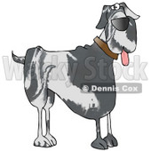 Cute Great Dane Doggy Clipart Illustration © djart #13222