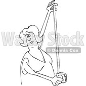 Woman Using a Tape Measure © djart #1668265