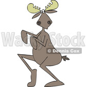 Cartoon Sneaky Moose © djart #1736280