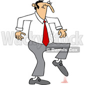 Cartoon Man Stepping in Gum © djart #1750151