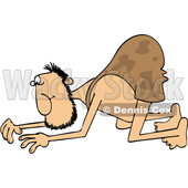 Cartoon Crawling Caveman © djart #1774311