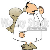 Male Angel Swearing to God or Giving an Oath Clipart © djart #4106