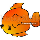 Orange Saltwater Fish Clipart © djart #4592