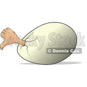 Concept of Thumbs Down Egg Clipart © djart #4607