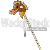 Child's Stick Horse Toy Clipart © djart #5115
