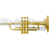 Musical Trumpet Instrument Clipart © djart #5149
