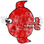 Small Red Saltwater Fish Clipart Illustration © djart #9039