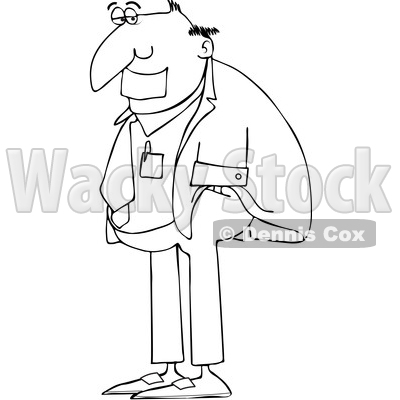Cartoon Business Man with Duct Tape over His Mouth © djart #1683076