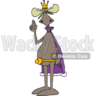 Cartoon Royal Moose © djart #1765082