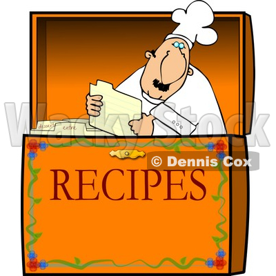 Food Recipe Box Clipart © djart #4312