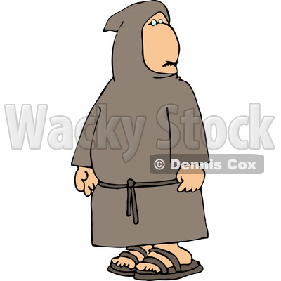 Religious Buddhist Christian Monk Clipart © djart #4789