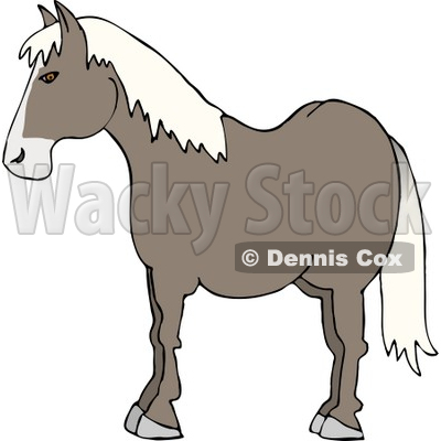 Profile of a Horse's Side Clipart Picture © djart #5962