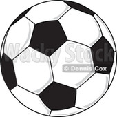 Clipart Soccer Ball - Royalty Free Vector Illustration © djart #1113539
