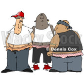 Clipart of a Group of Gangsters With Saggy Pants - Royalty Free Illustration © djart #1242877