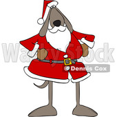 Cartoon Santa Dog © djart #1620385