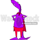 Cartoon Dinosaur Super Hero © djart #1637326