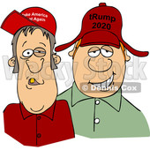 Cartoon Hillbillies Wearing Trump Hats © djart #1705743