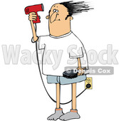 Cartoon Man Doing a Comb over © djart #1713510