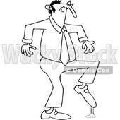 Cartoon Man Stepping in Gum © djart #1750149