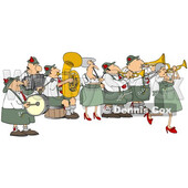 Cartoon German Oktoberfest Band © djart #1781227