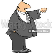 Businessman Pointing the Finger Clipart © djart #4253