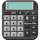 Standard Electronic Calculator Clipart © djart #4280