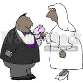 Ethnic Couple Getting Married Clipart © djart #4333