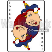 Joker Playing Card Clipart © djart #4810