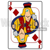J/Jack of Diamonds Playing Card Clipart © djart #4828