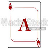 A/Ace of Hearts Playing Card Clipart © djart #4832