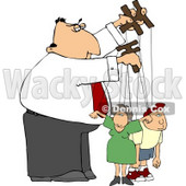 Puppeteer Man Controlling the People In His Life Clipart © djart #5025