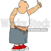 Gangster Man with Tattoos Clipart © djart #5113