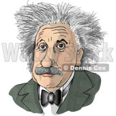 Albert Einstein Clipart Picture © djart #5971