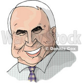 John Sidney McCain III for President 2008 Clipart Picture © djart #6105