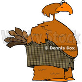 Royalty-Free (RF) Clipart Illustration of an Embarrassed Bird Pulling Up His Shorts © djart #71431